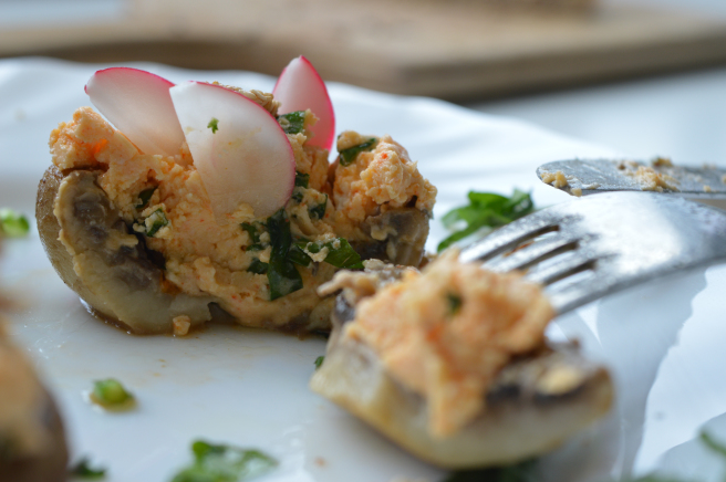 Bryndza Cheese Stuffed&nbsp;Mushrooms