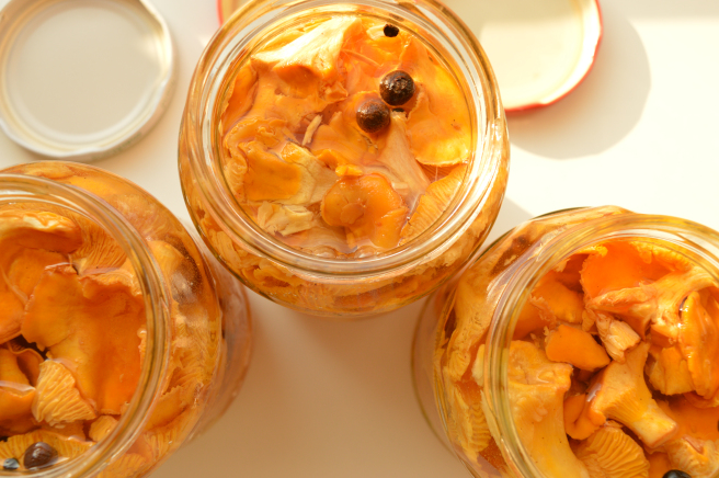 preserving chanterelles 2