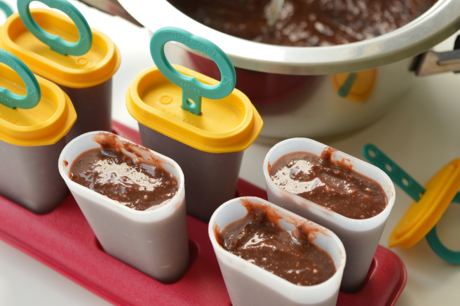 chocolate ice lollies