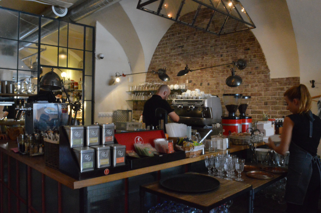 Republika vychodu restaurant, interior