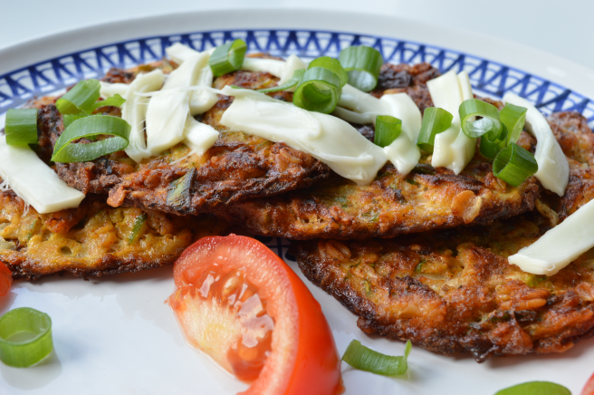 Cucumber Patties with Parenitza&nbsp;Cheese