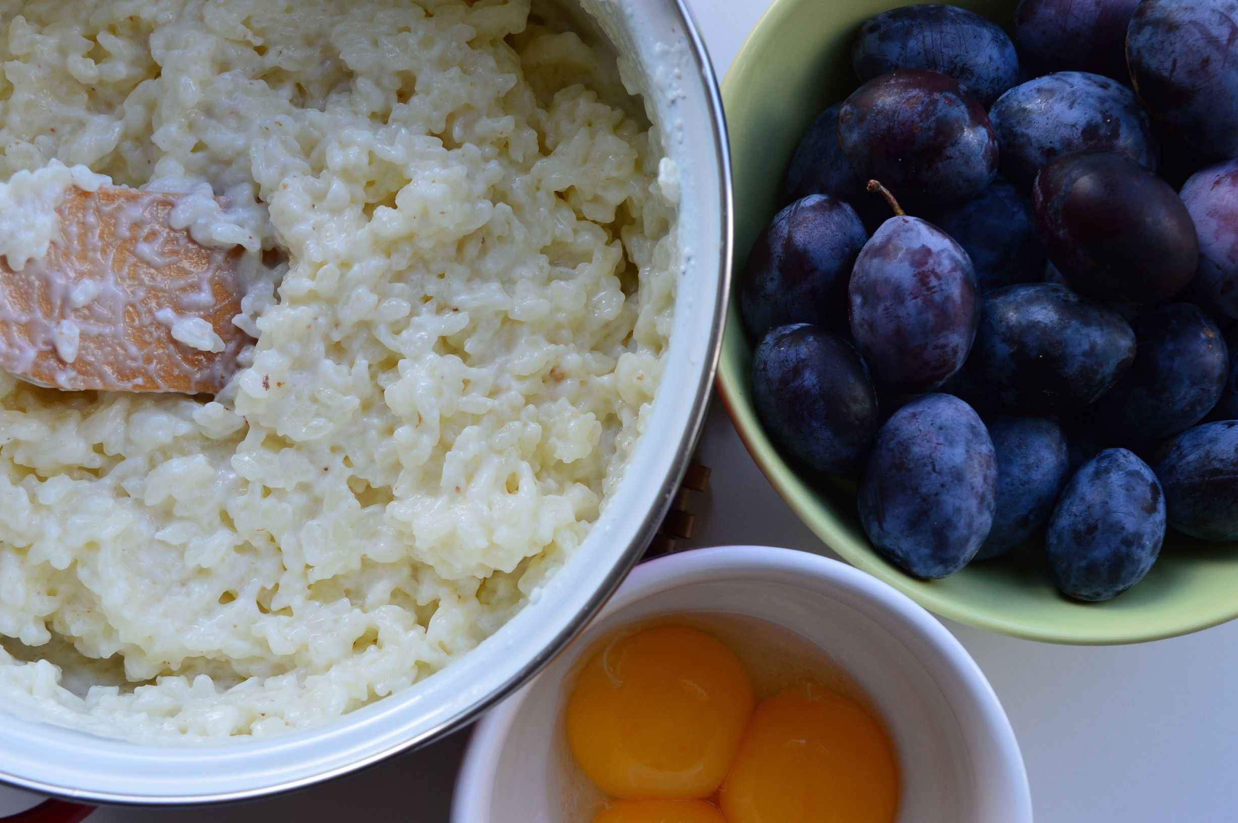 ingredients for rice souffle