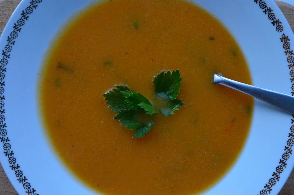 Comforting Carrot and Yellow Pea&nbsp;Soup