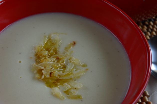 kohlrabi soup, feature photo