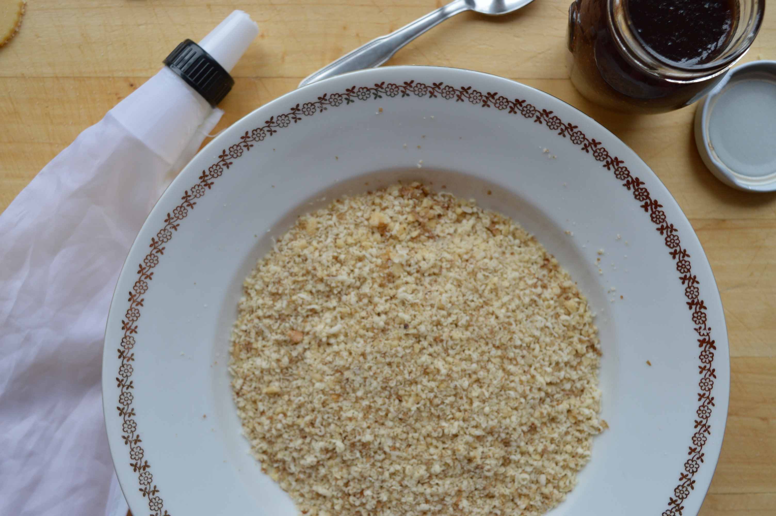 Birds nests - ingredients for cookie tops