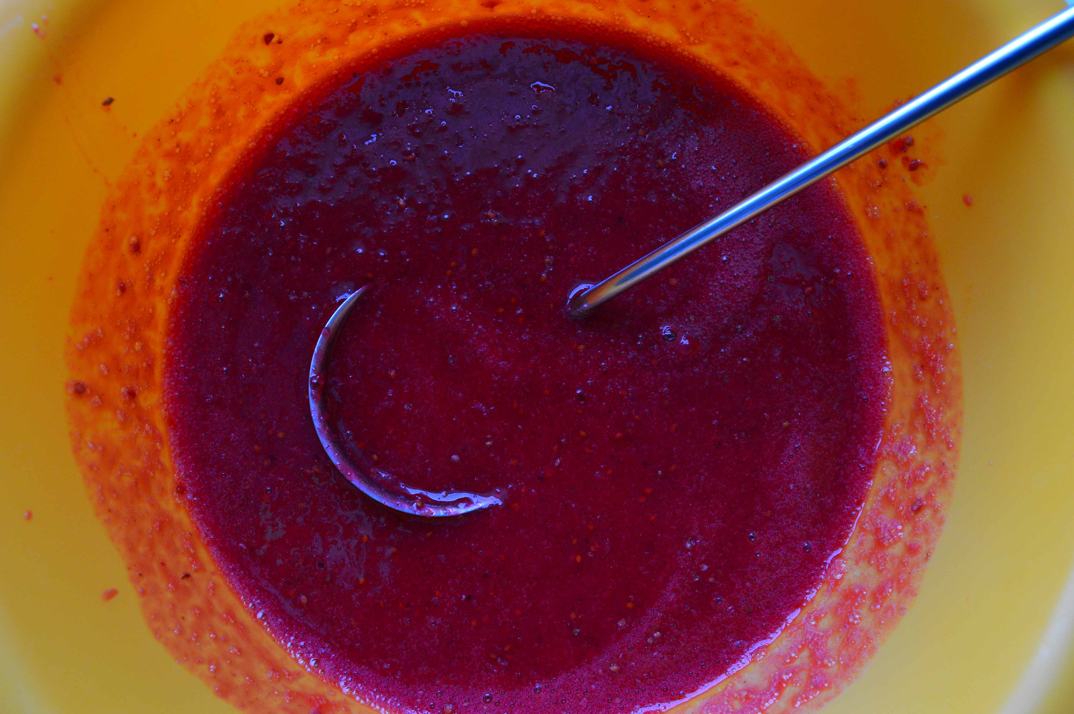 pulsed sugared redcurrants